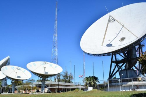 Estación Terrena de Areguá. Foto: Fernando Riveros, La Nación.