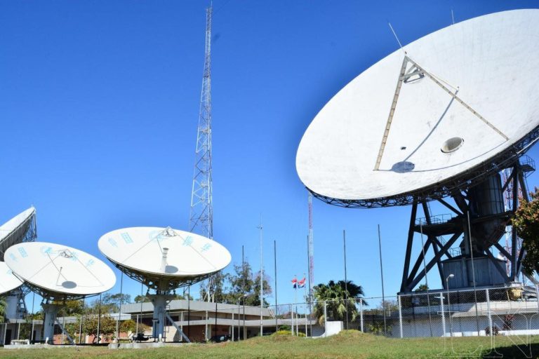Estación Terrena de Areguá. Foto: Fernando Riveros, La Nación.
