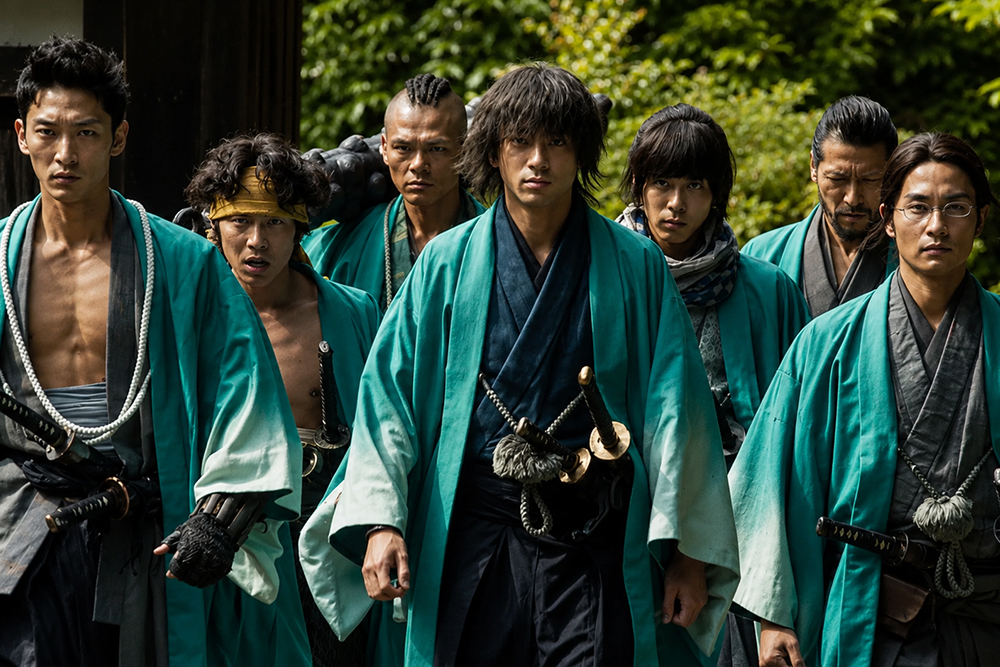 Personajes principales de La canción del Samurai