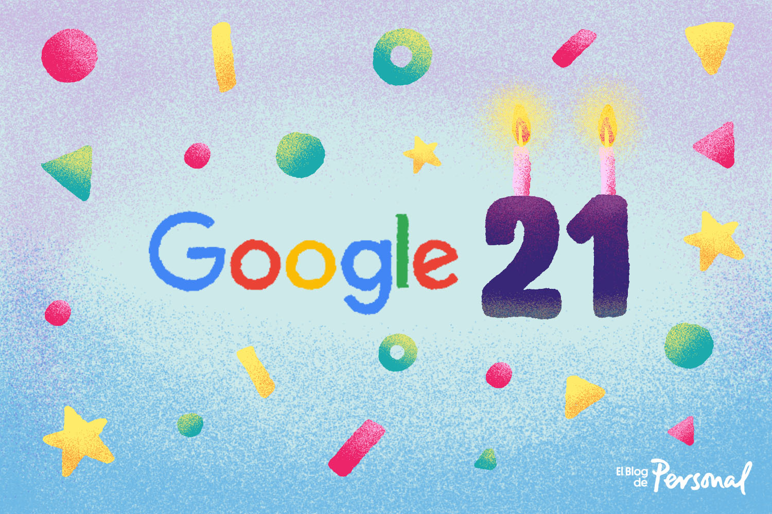 Google comemora aniversário de 21 anos com Doodle