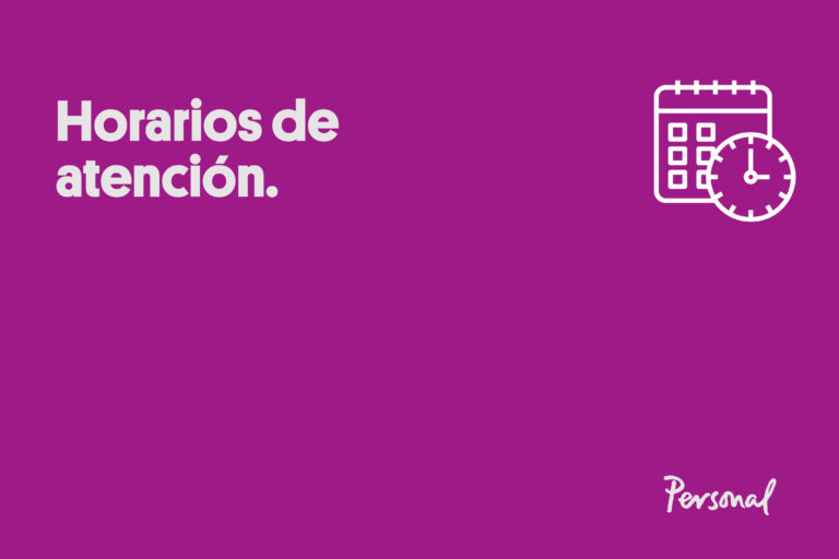 Horarios de atención