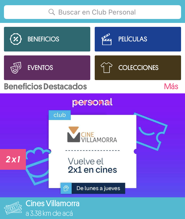 Club Personal: volvé a disfrutar del 2×1 en entradas al cine | El Blog de  Personal