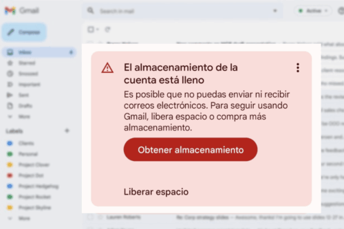 Gmail almacenamiento