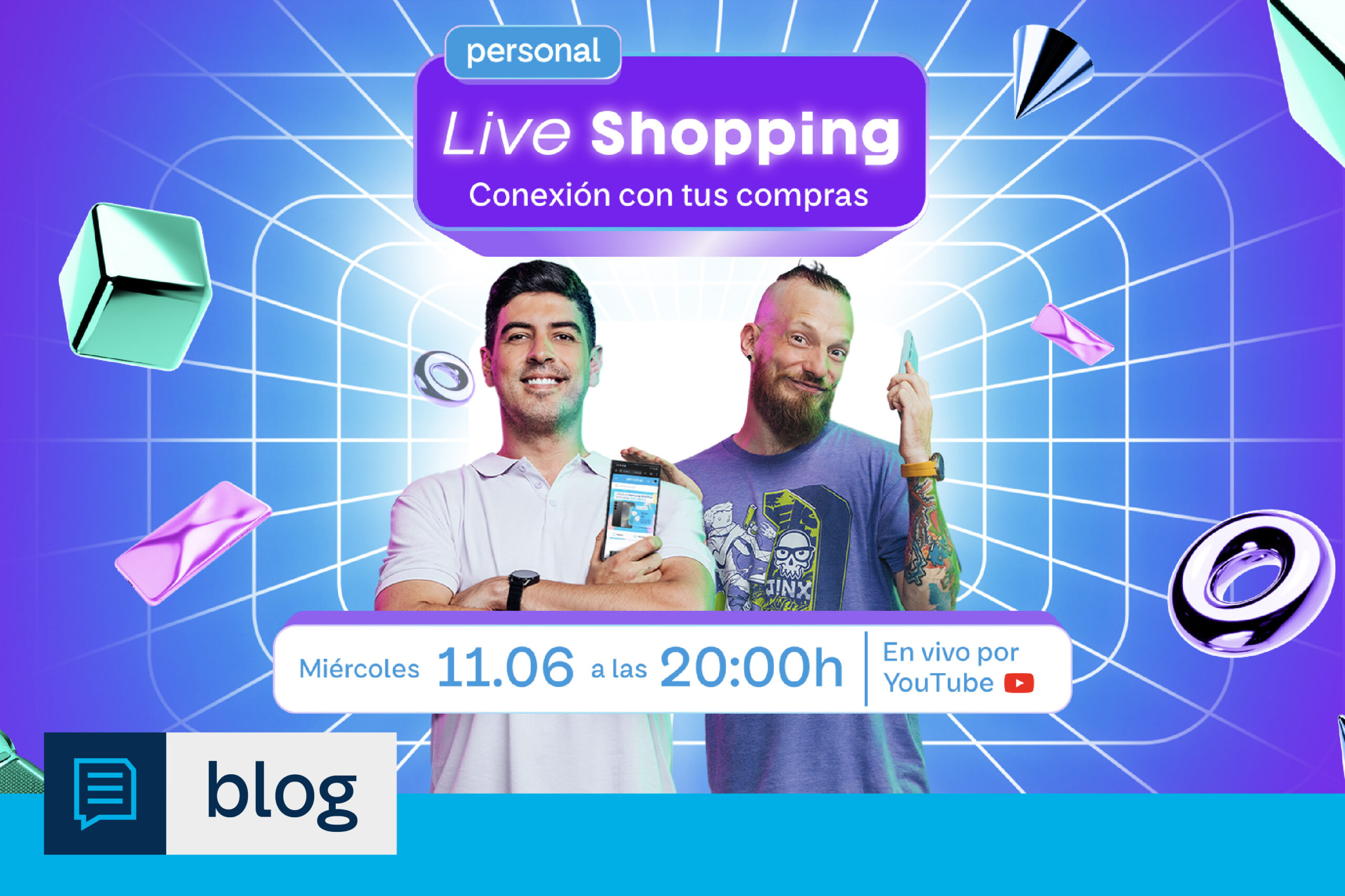 Live shopping personal blog