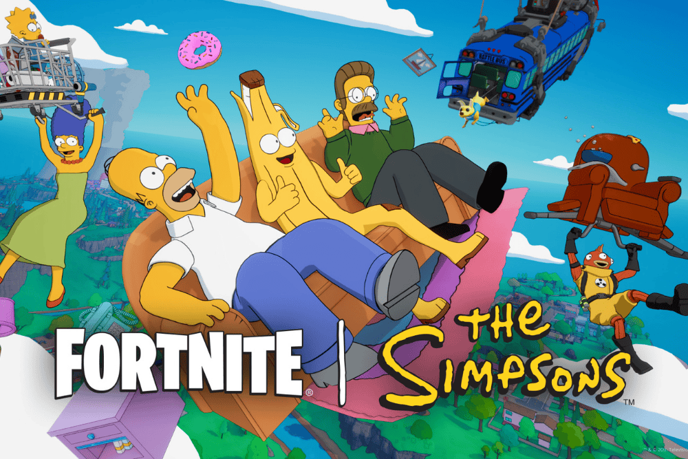 Fortnite y los Simpsons