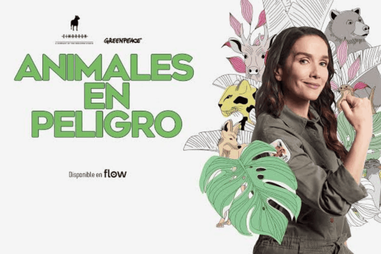 Natalia Oreiro presentando Animales en Peligro