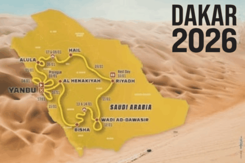 Mapa del Rally Dakar 2026