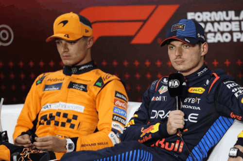 Max Verstappen y Landon Norris