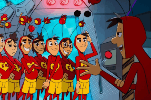 Caricatura del Chapulin Colorado