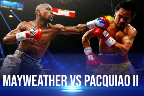 referencia del Primer enfrentamiento entre Mayweather y Pacquiao