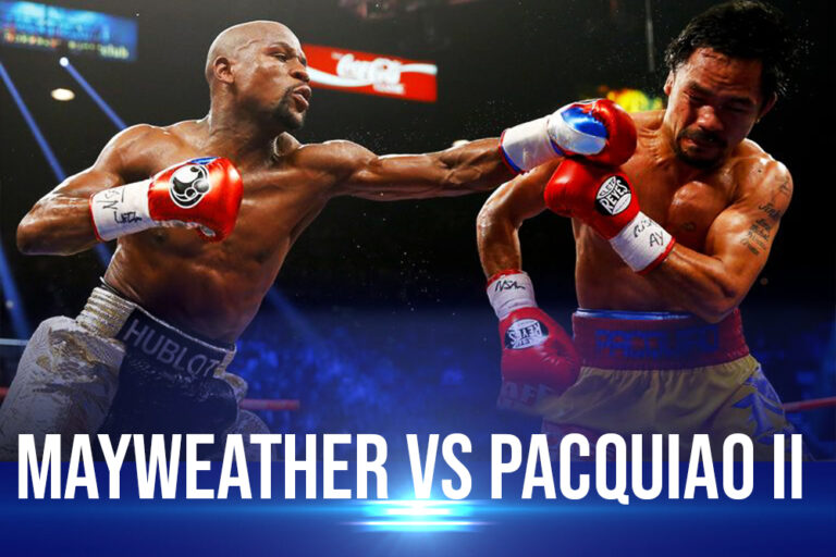 referencia del Primer enfrentamiento entre Mayweather y Pacquiao