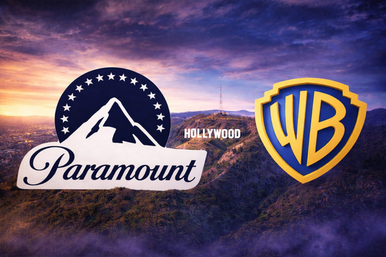 Logos de Paramount y Warner
