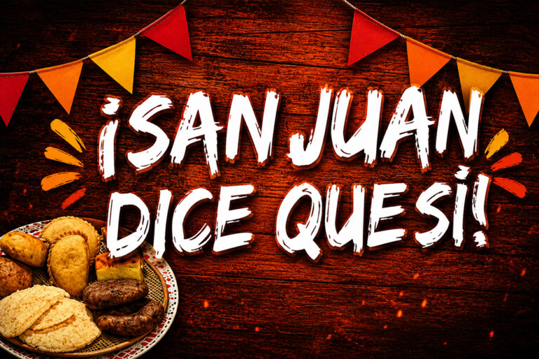 Imagen con texto "¡San Juan dice que si!