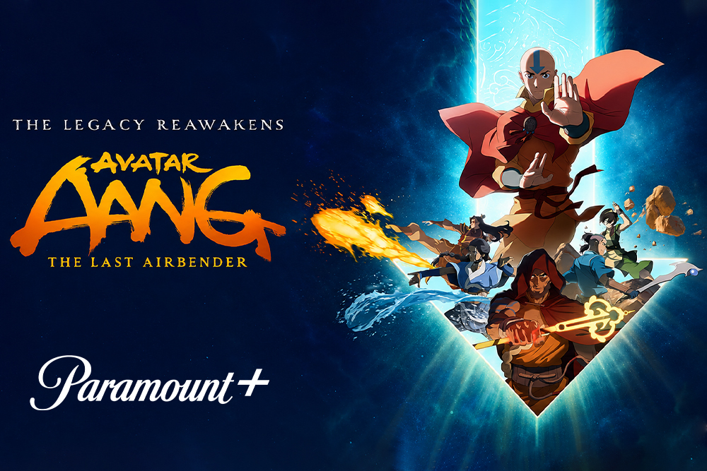 Poster de personajes de Avatar Aang