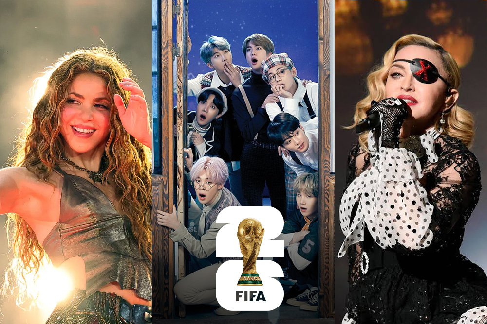 Shakira, BTS, Madonna