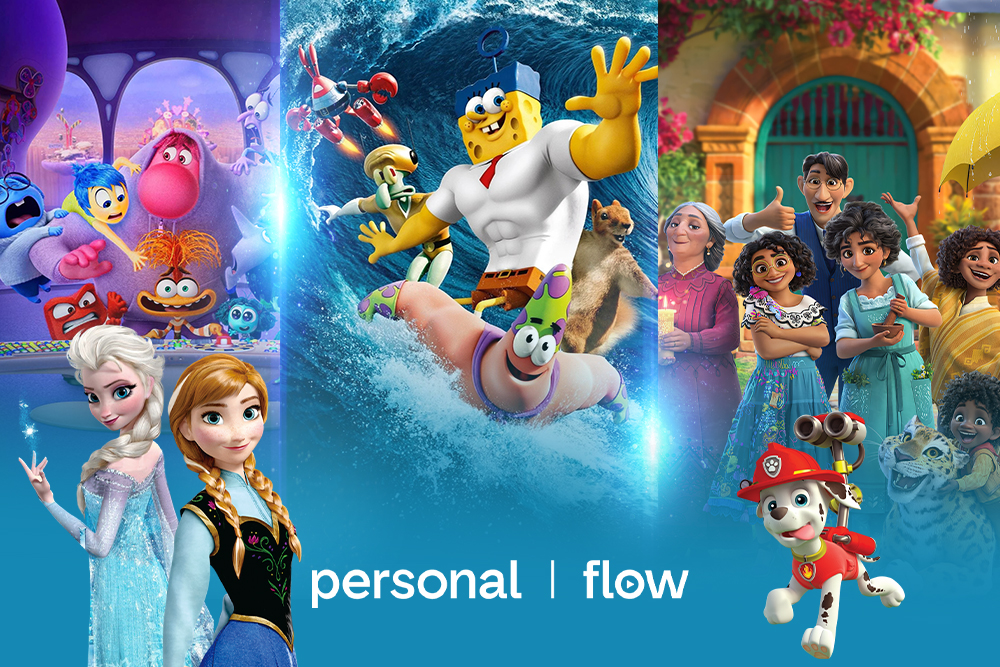 Personajes de películas animadas, frozen, intensamente, bob esponja, encanto, paw patrol