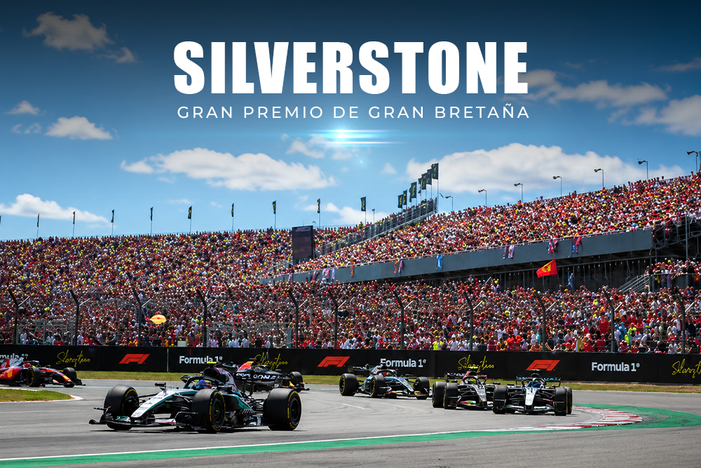 Monoplazas de la Formula 1 en Silverstone