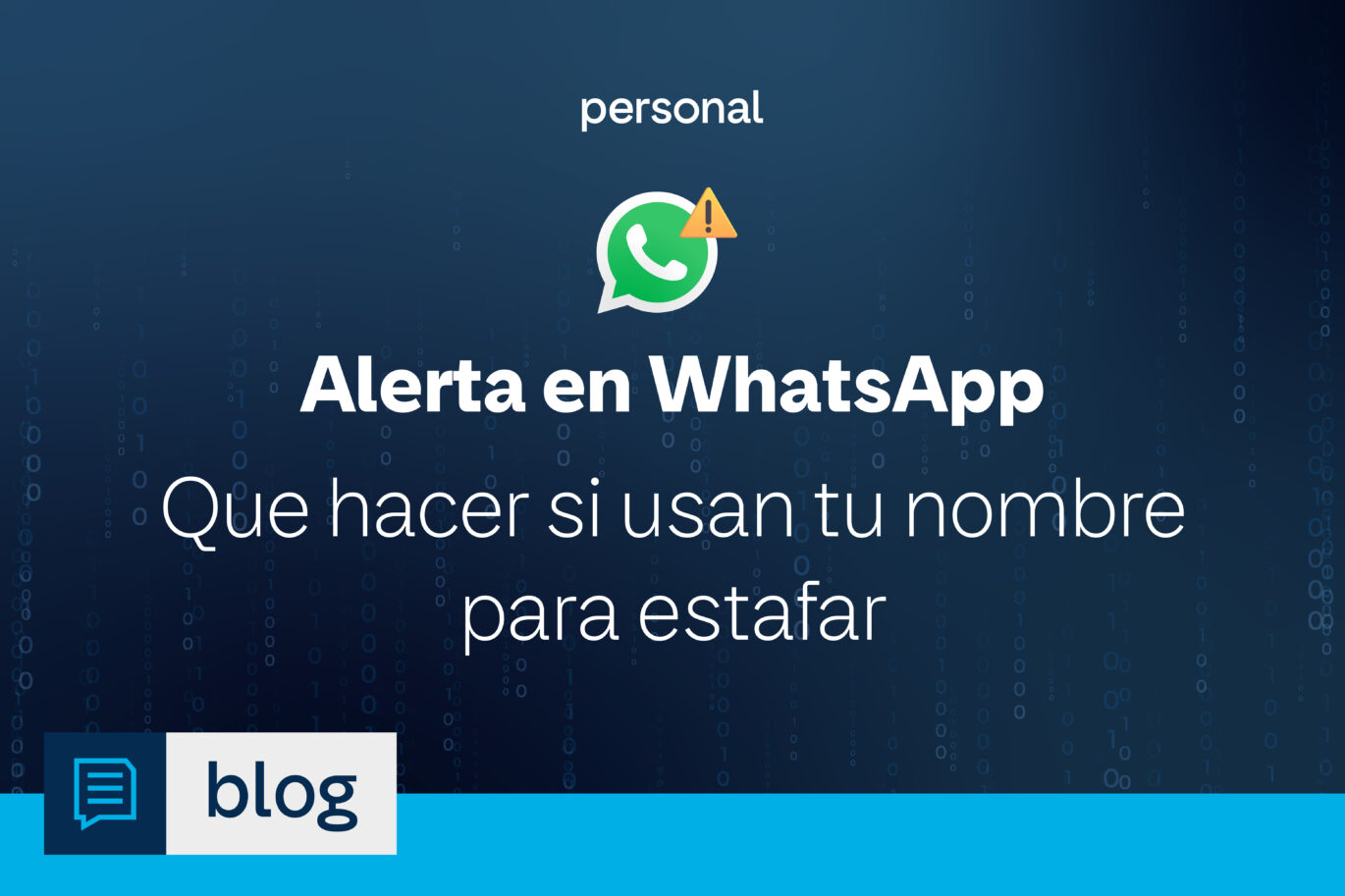 Alerta en Whatsapp