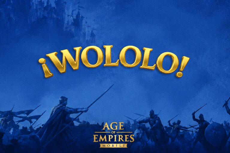 Leyenda "¡Wololo!" con temática Age of Empires