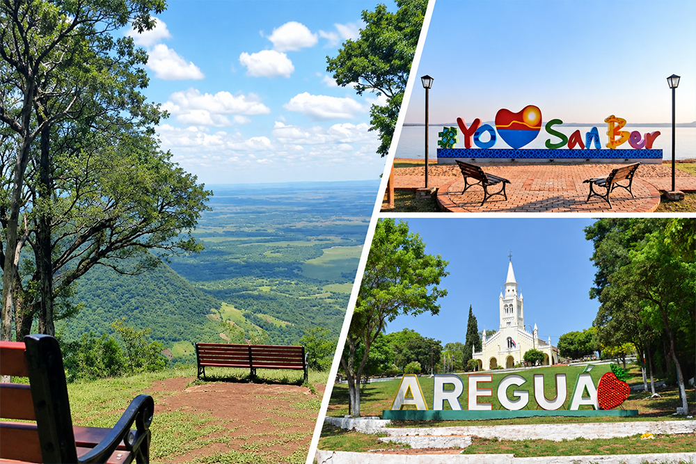 Vistas de Areguá y San Bernardino