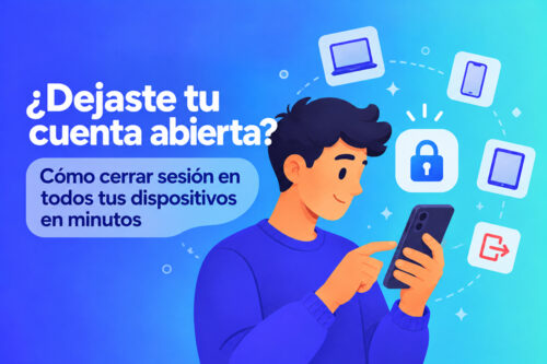 Ilustracion de persona verificando su telefono