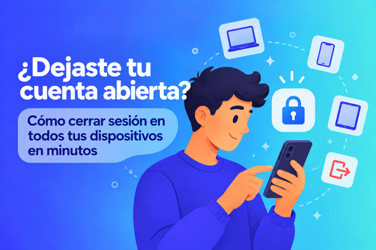 Ilustracion de persona verificando su telefono